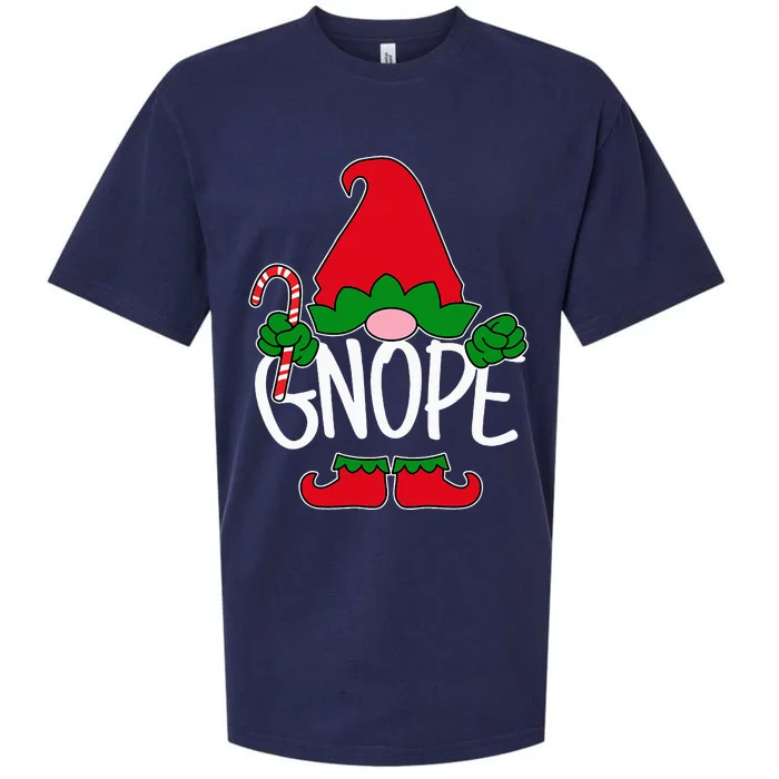 Gnope Tomte Garden Gnome Scandinavian Sweden Nope Not Today Sueded Cloud Jersey T-Shirt