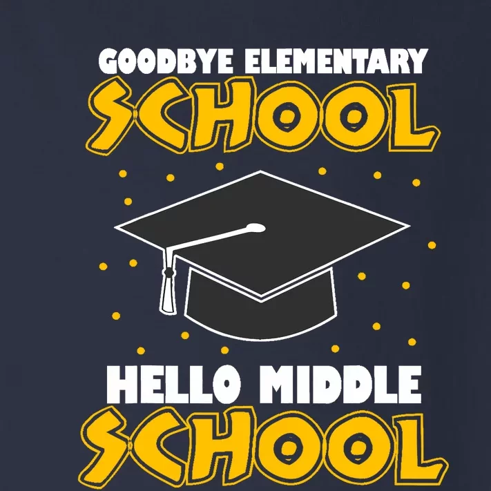 graduate Tee Goodbye Elementary Hello Middle School Toddler Long Sleeve Shirt