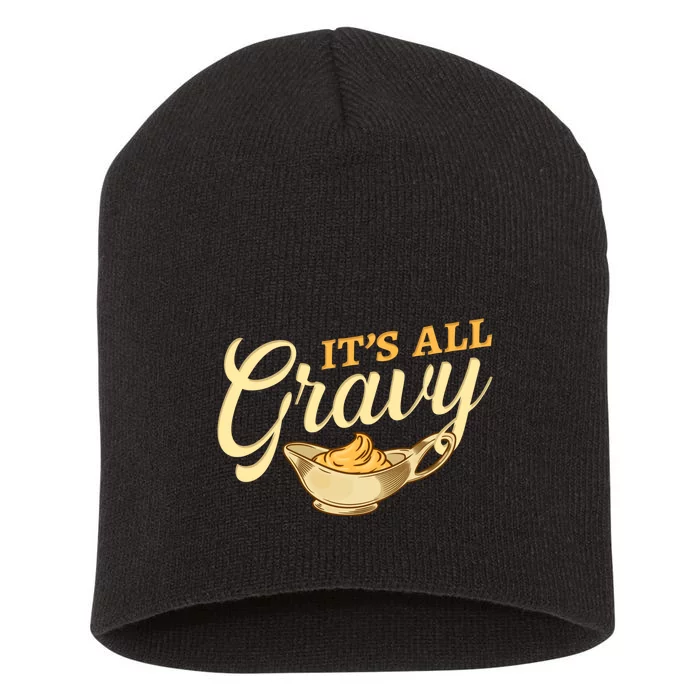 Gravy Thanksgiving Short Acrylic Beanie