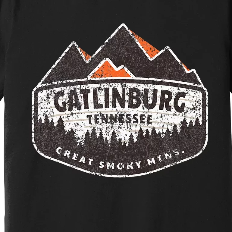 Gatlinburg Tennessee Great Smoky Mountains Souvenir Premium T-Shirt