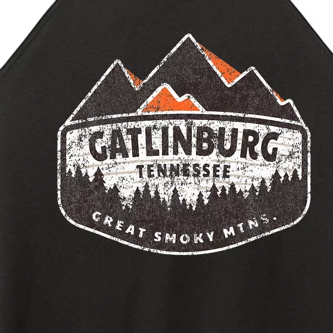 Gatlinburg Tennessee Great Smoky Mountains Souvenir Women’s Perfect Tri Rocker Tank