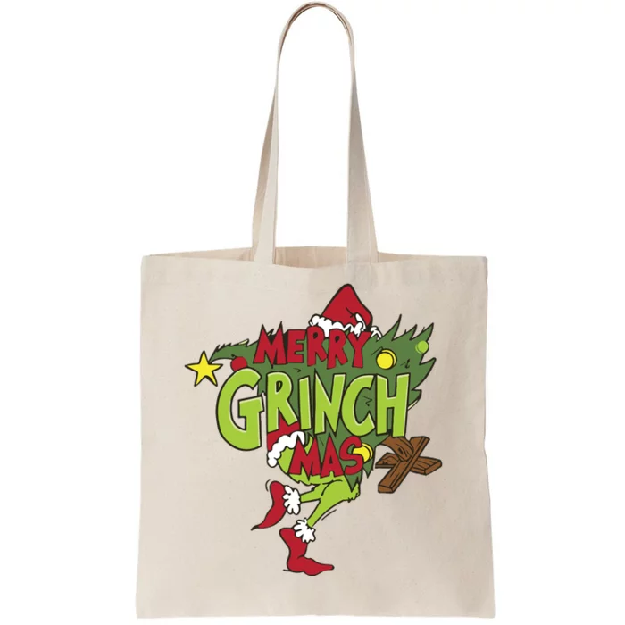 Grinchmas Tree Tote Bag