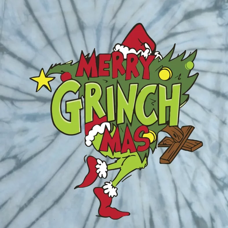 Grinchmas Tree Tie-Dye T-Shirt