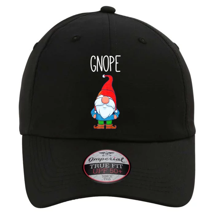 Gnope Tomte Garden Gnome Gift Funny Scandinavian Nope The Original Performance Cap