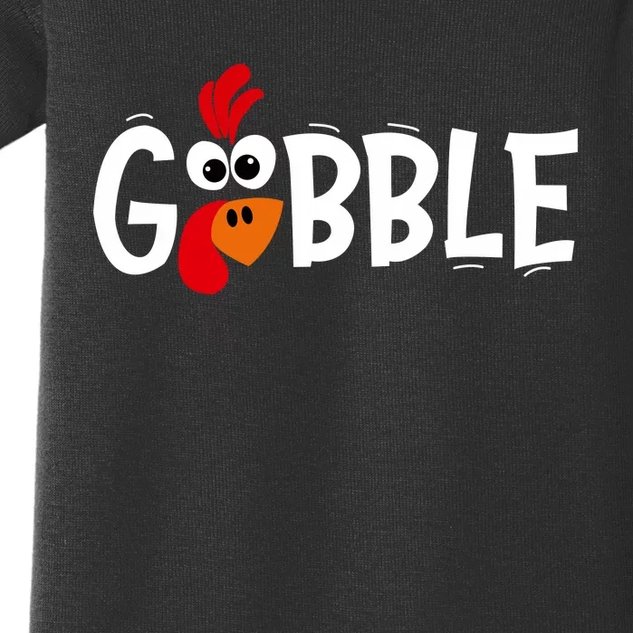 Gobble Thanksgiving Baby Bodysuit