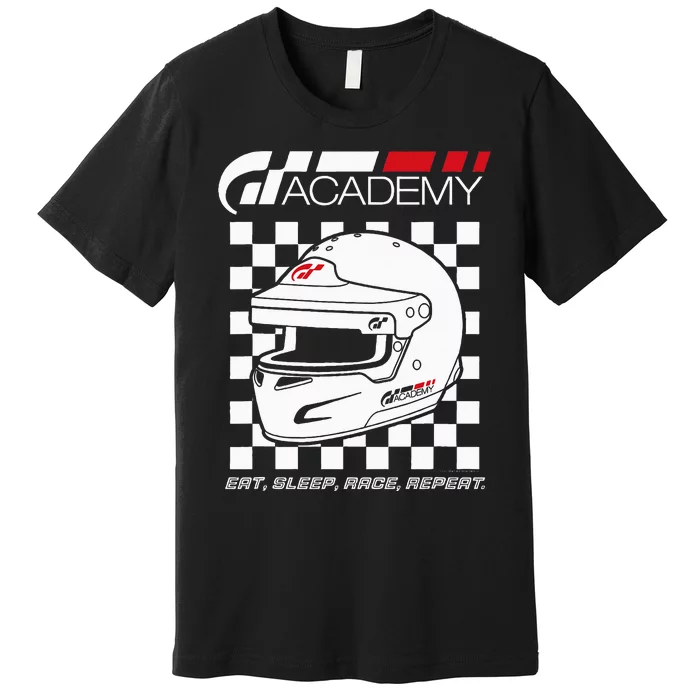 Gran Turismo Gt Academy Helmet Premium T-Shirt