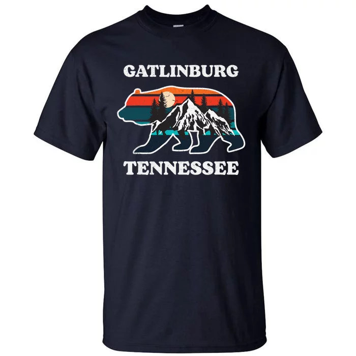 Gatlinburg Tennessee Great Smoky Mountains Bear Souvenir Tall T-Shirt