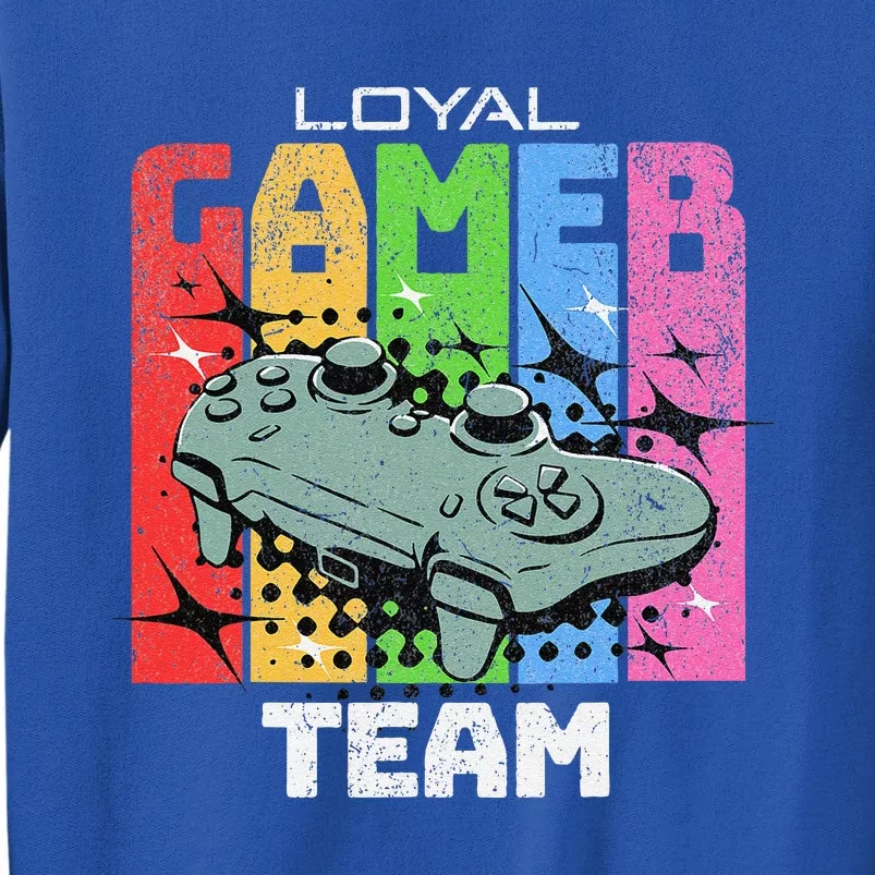 Gaming Team Gamer Crew Tournament Lan Party Gamer Tall Sweatshirt