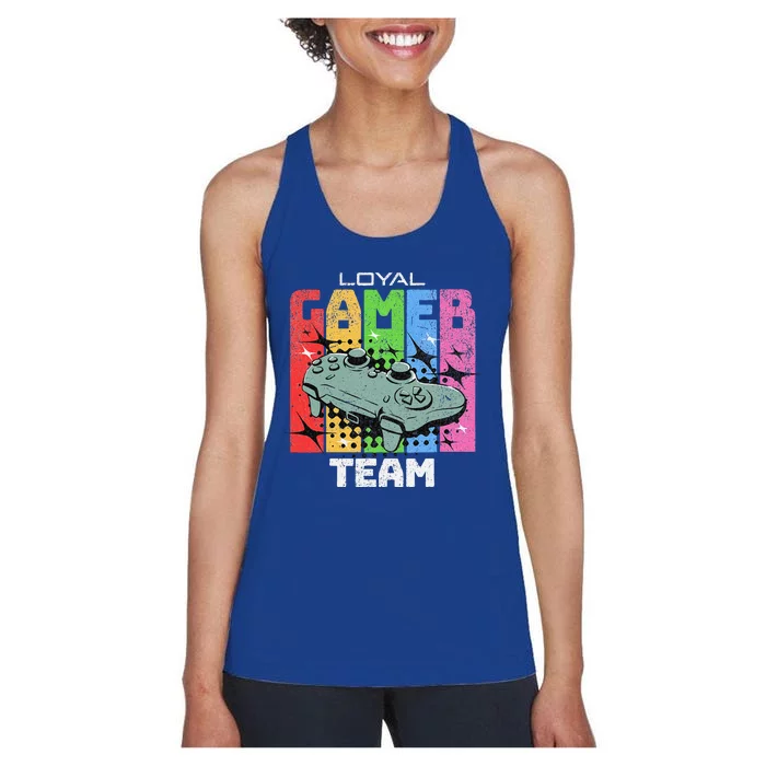 Gaming Team Gamer Crew Tournament Lan Party Gamer Women's Racerback Tank