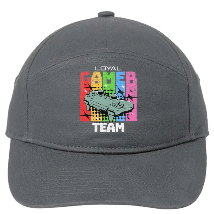 Gaming Team Gamer Crew Tournament Lan Party Gamer 7-Panel Snapback Hat