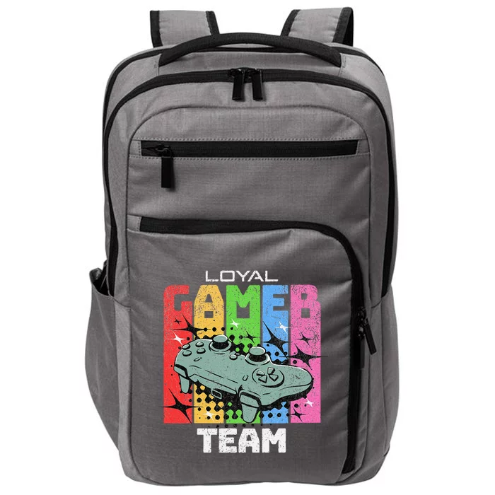 Gaming Team Gamer Crew Tournament Lan Party Gamer Impact Tech Backpack