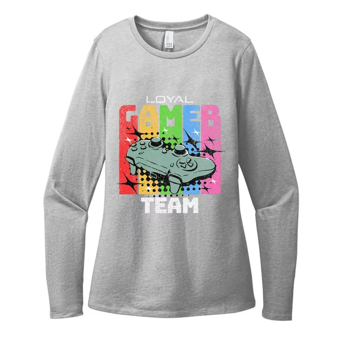 Gaming Team Gamer Crew Tournament Lan Party Gamer Womens CVC Long Sleeve Shirt