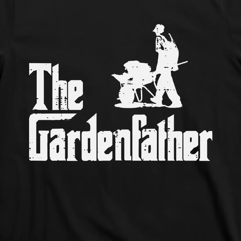 Gardening The Gardenfather Movie Pun Fathers Day T-Shirt