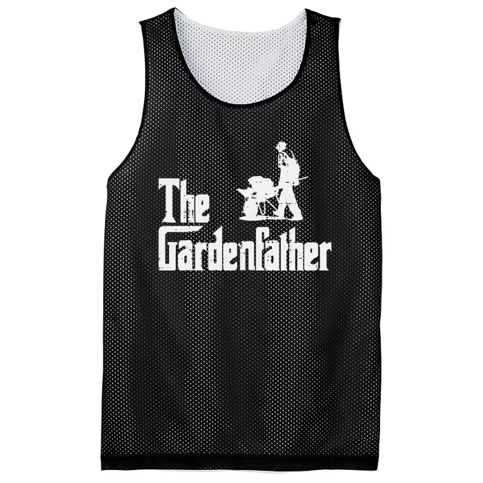 Gardening The Gardenfather Movie Pun Fathers Day Mesh Reversible Basketball Jersey Tank