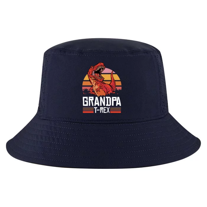 Grandpa Tcute Giftrex With A Dinosaur Cute Gift Cool Comfort Performance Bucket Hat