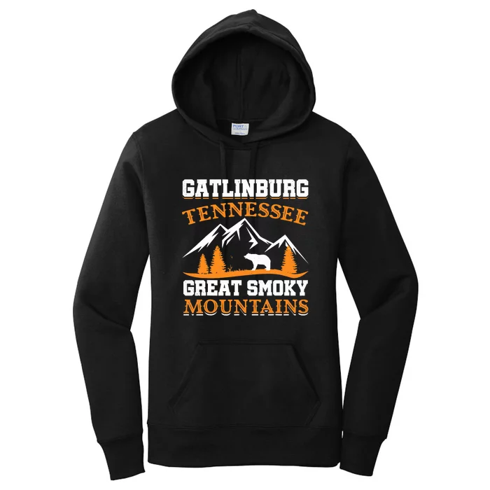 Gatlinburg Tennessee Great Smoky Mountains Souvenirs Bear Women's Pullover Hoodie