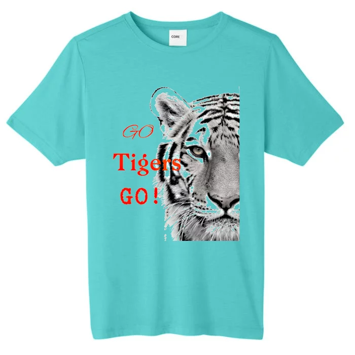 Go Tigers Go Sports Football Baseball Basketball Tigers Great Gift ChromaSoft Performance T-Shirt