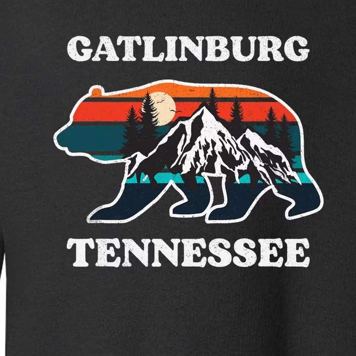 Gatlinburg Tennessee Great Smoky Mountains Bear Souvenir Toddler Sweatshirt