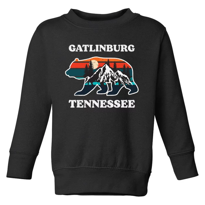 Gatlinburg Tennessee Great Smoky Mountains Bear Souvenir Toddler Sweatshirt