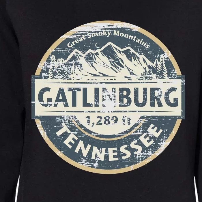 Gatlinburg Tennessee Womens California Wash Sweatshirt