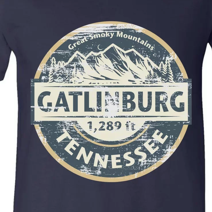 Gatlinburg Tennessee V-Neck T-Shirt