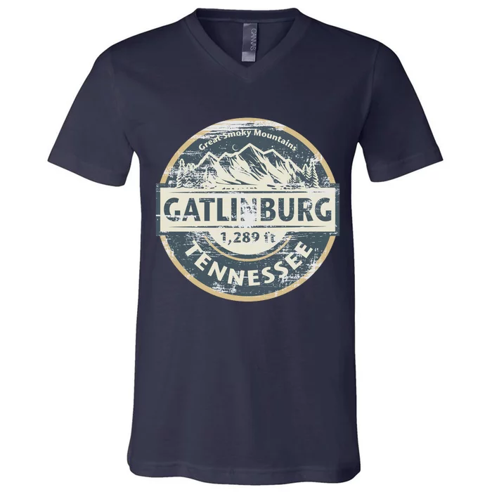 Gatlinburg Tennessee V-Neck T-Shirt