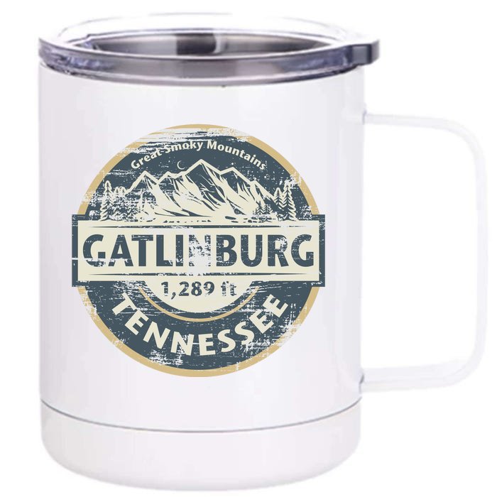 Gatlinburg Tennessee Front & Back 12oz Stainless Steel Tumbler Cup