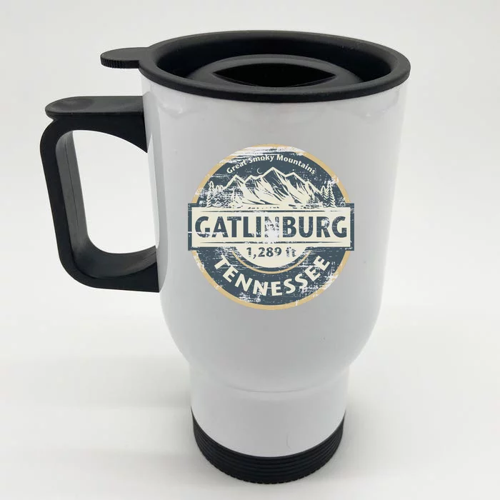 Gatlinburg Tennessee Front & Back Stainless Steel Travel Mug