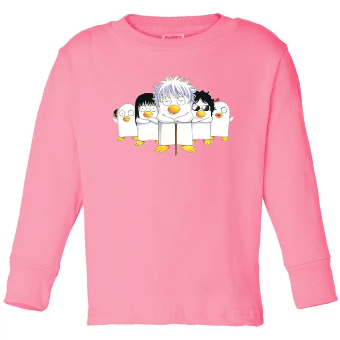 Gintama The Gang Elizabeth Version Toddler Long Sleeve Shirt