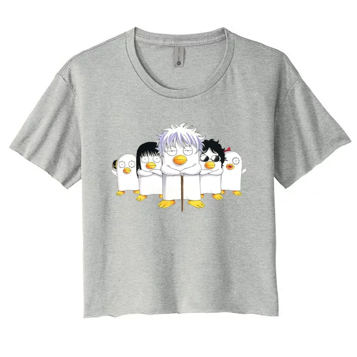 Gintama The Gang Elizabeth Version Women's Crop Top Tee