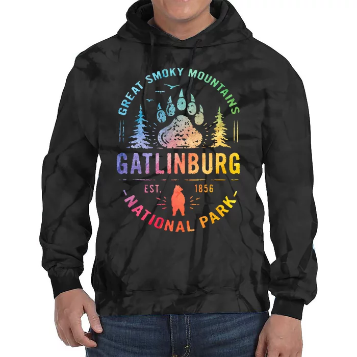 Gatlinburg Tennessee Great Smoky Mountains Tie Dye Hoodie