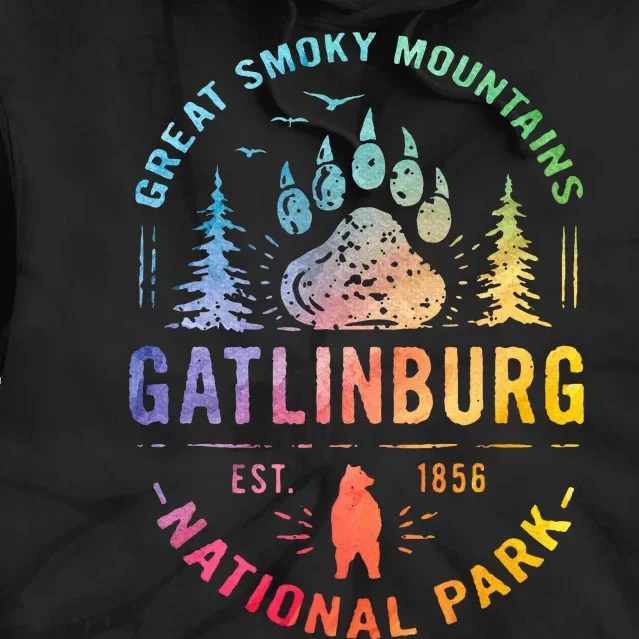 Gatlinburg Tennessee Great Smoky Mountains Tie Dye Hoodie