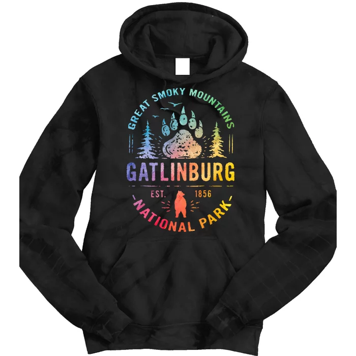 Gatlinburg Tennessee Great Smoky Mountains Tie Dye Hoodie