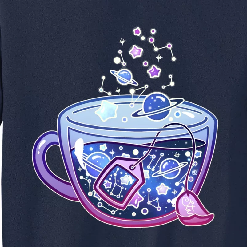 Galaxy Tea Tall Sweatshirt