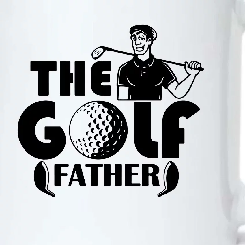 Golfing The Golf Father Black Color Changing Mug