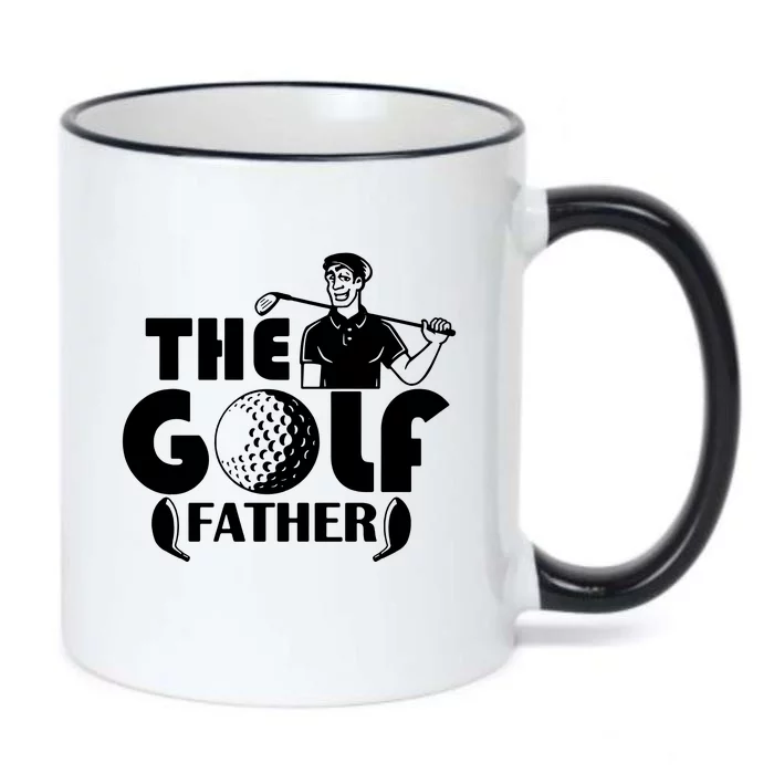 Golfing The Golf Father Black Color Changing Mug