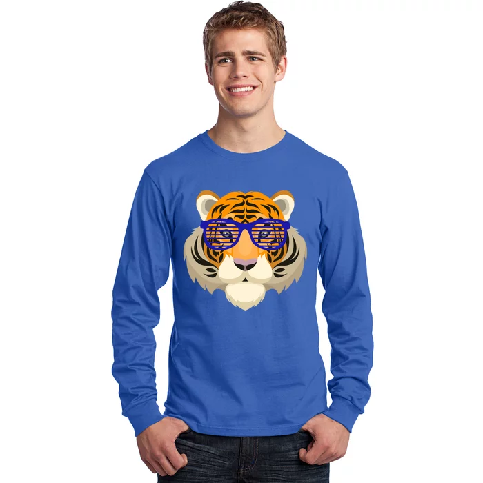 Glasses Tiger Gift Long Sleeve Shirt