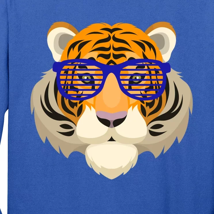 Glasses Tiger Gift Long Sleeve Shirt