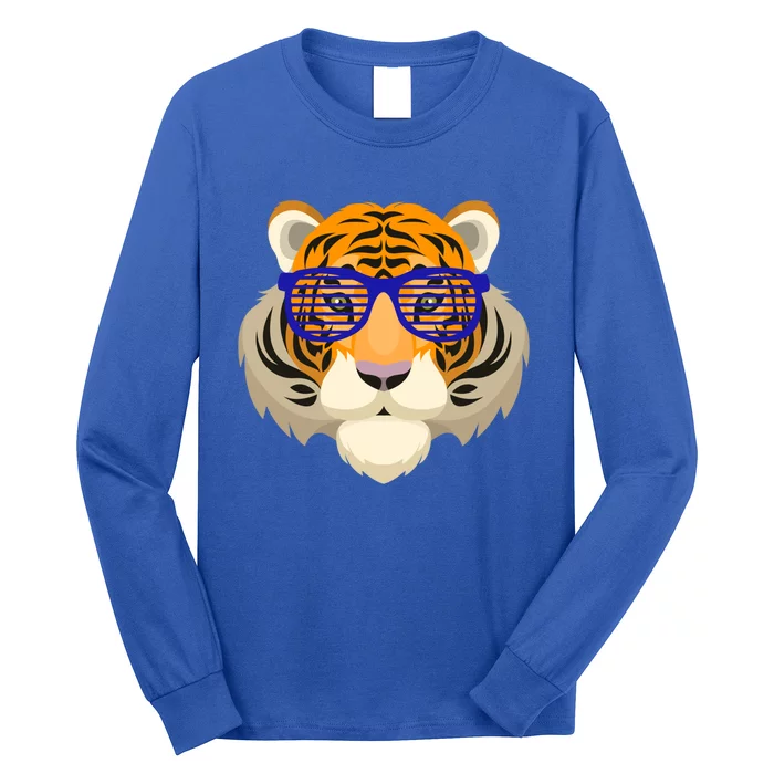 Glasses Tiger Gift Long Sleeve Shirt