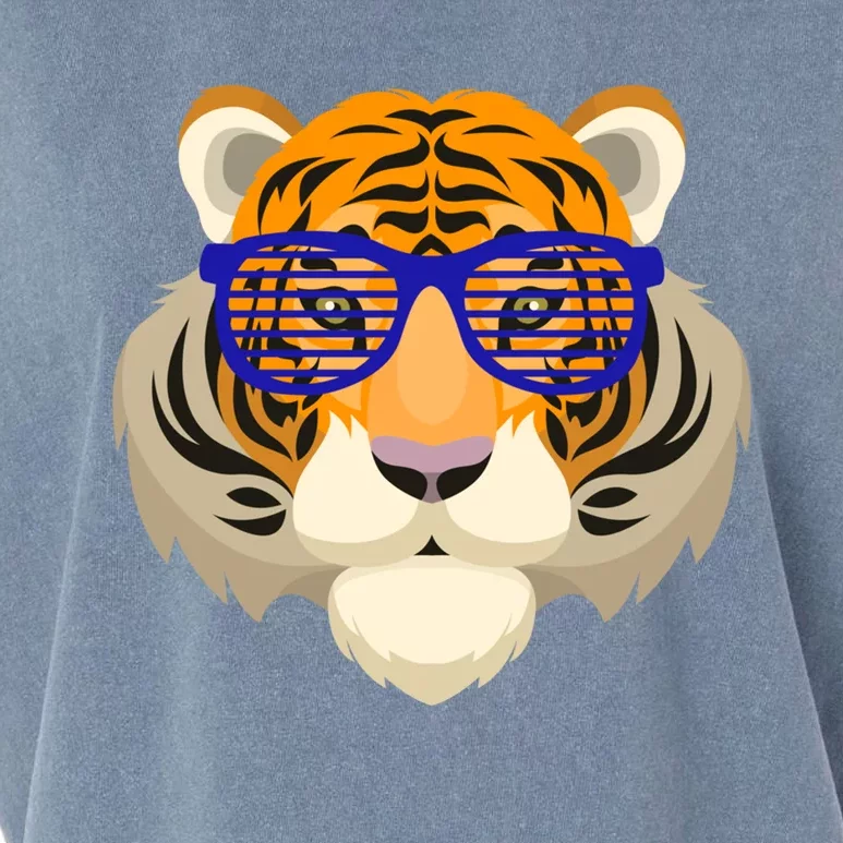 Glasses Tiger Gift Garment-Dyed Women's Muscle Tee