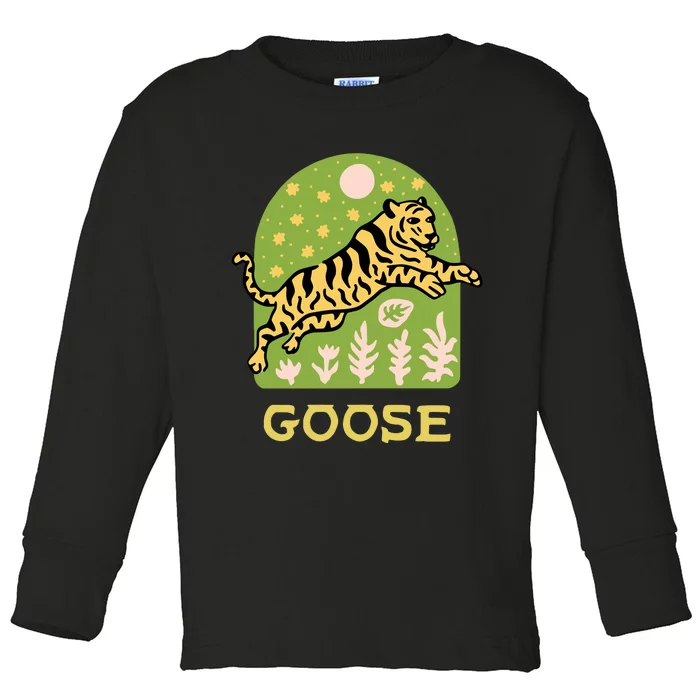 Goose Tiger Toddler Long Sleeve Shirt