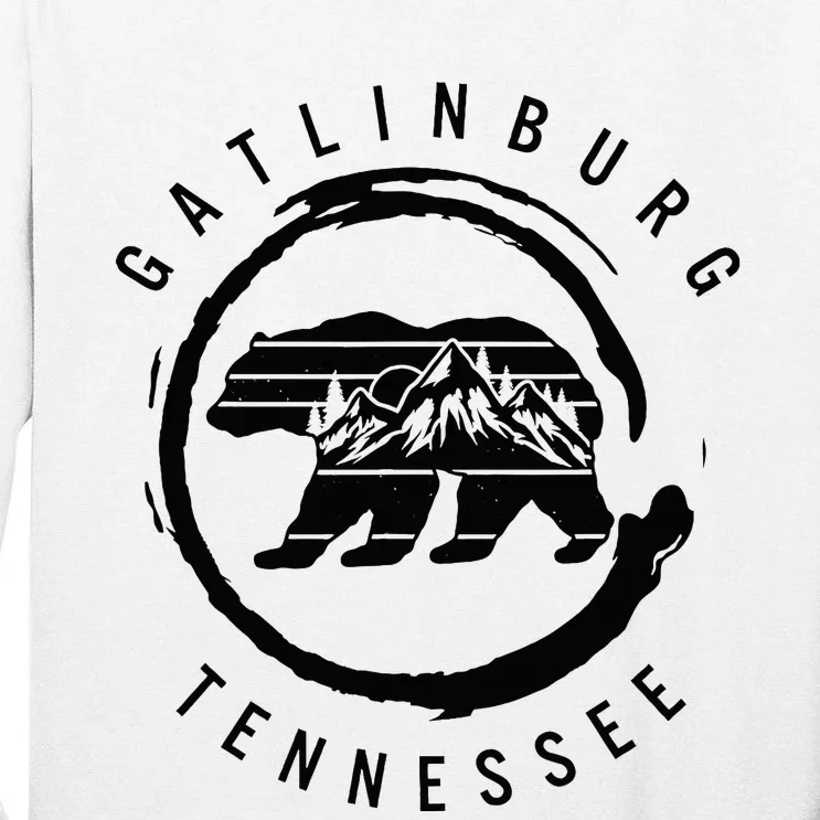 Gatlinburg Tennessee Great Smoky Mountains Bear Souvenir Tall Long Sleeve T-Shirt