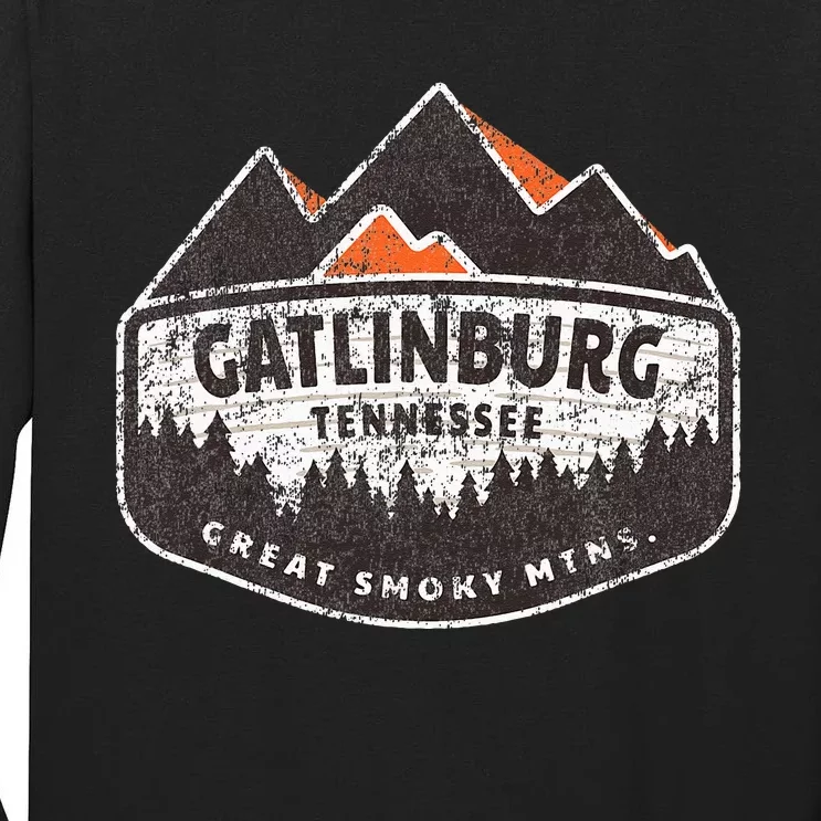 Gatlinburg Tennessee Great Smoky Mountains Souvenir Tall Long Sleeve T-Shirt