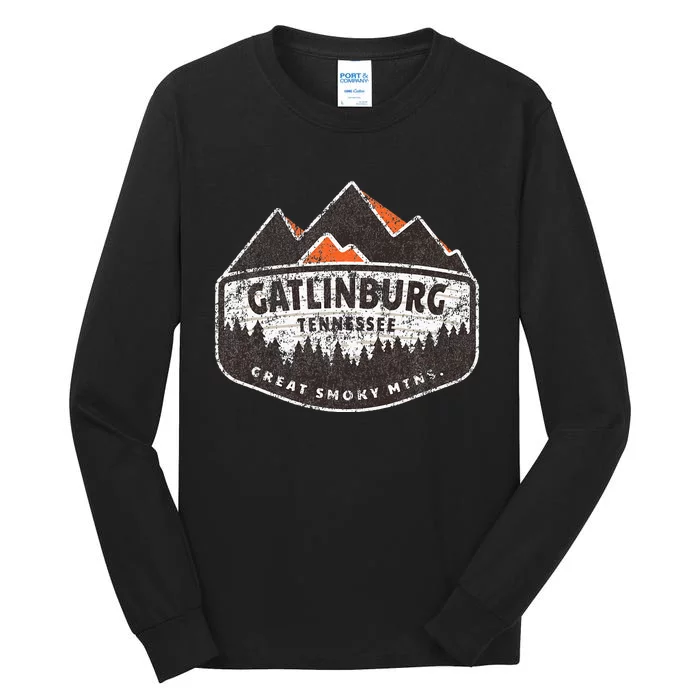 Gatlinburg Tennessee Great Smoky Mountains Souvenir Tall Long Sleeve T-Shirt