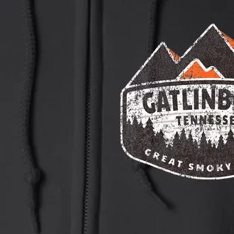 Gatlinburg Tennessee Great Smoky Mountains Souvenir Full Zip Hoodie