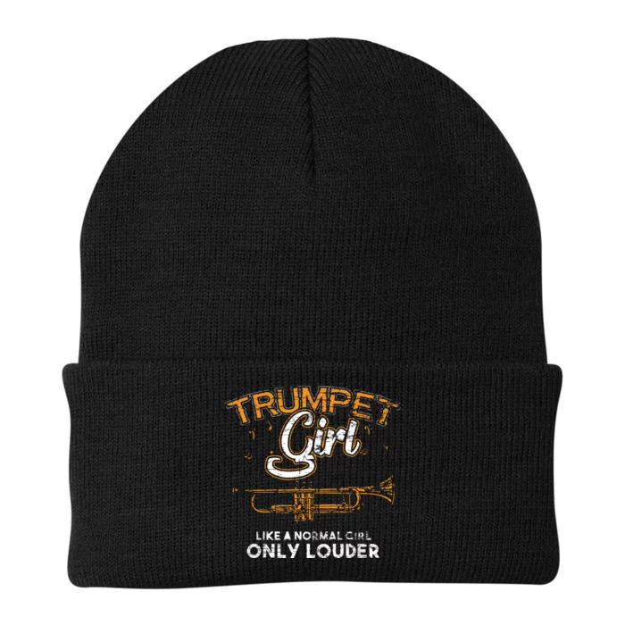 Girl Trumpet Knit Cap Winter Beanie