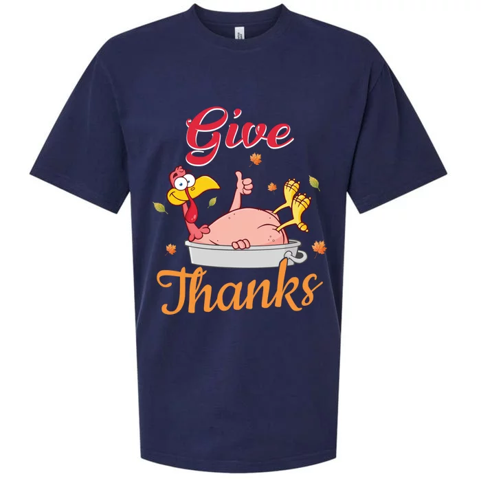 Give Thanks Gift Sueded Cloud Jersey T-Shirt