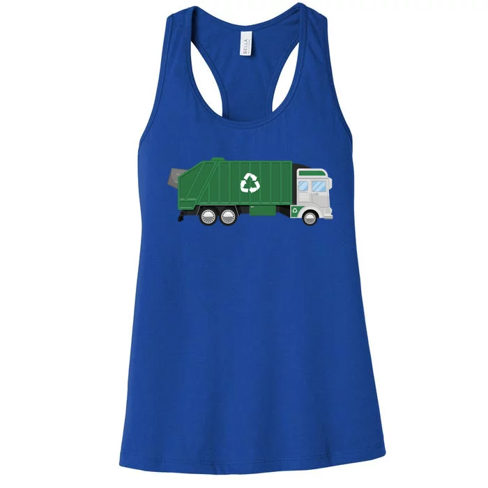 Garbage Truck Garbage Day Garbage Trucks Great Gift Women's Racerback Tank