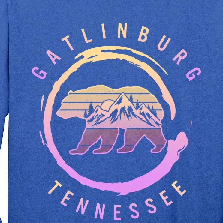 Gatlinburg Tennessee Great Smoky Mountains Bear Souvenir Gift Tall Long Sleeve T-Shirt