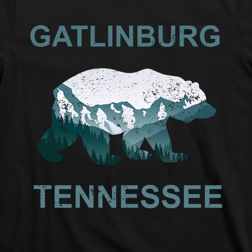 Gatlinburg Tennessee Great Smoky Mountains Bear Gift T-Shirt